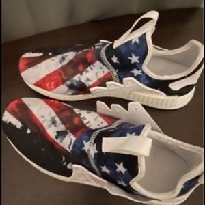 men’s generic American Flag Sneakers size 45 ( 11 US)